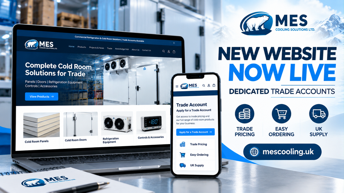 MES Cooling, Trade Account, updated website